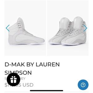 D-MAK by Lauren Simpson WEIGHT LIFTING SNEAKERS
